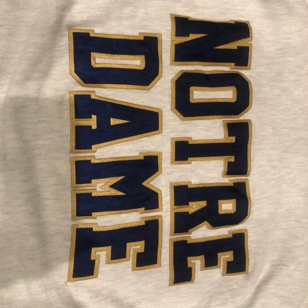 vintage champion norte dame crewneck